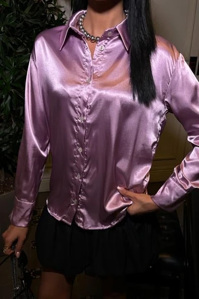 Premium Saten Gömlek 3438 - Resim 3