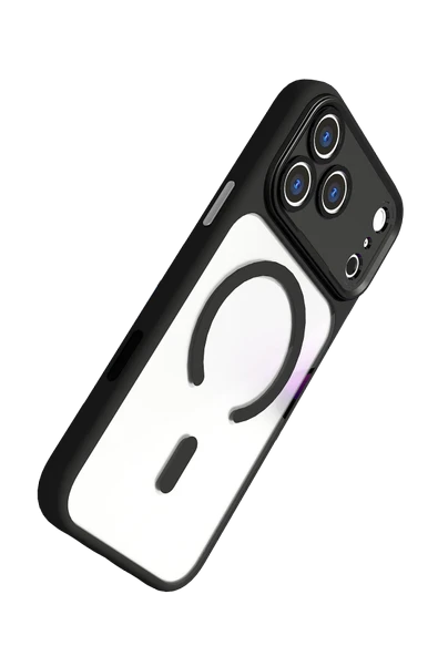 Apple iPhone 17 Pro Hazar Magsafe Kapak - Siyah - Resim 3