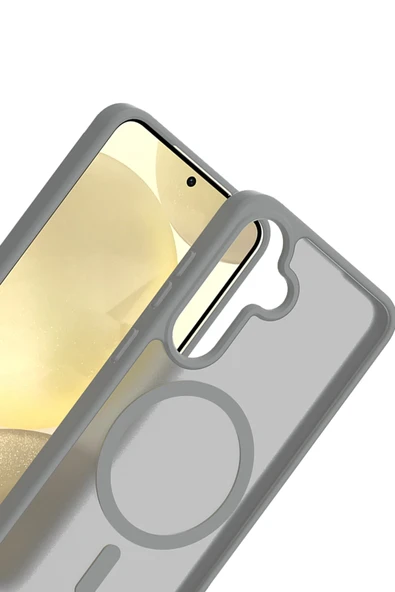 Samsung Galaxy A56 Jota Magsafe Kapak - Titan Gri - Resim 3