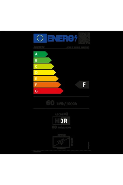 Arçelik A50 E 795 B 4K Ultra HD 50" 127 Ekran Uydu Alıcılı Google Smart LED TV - 7
