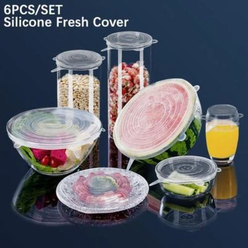 Taze Tutan Silikon Kapak Seti - 6'lı ürün görseli 1