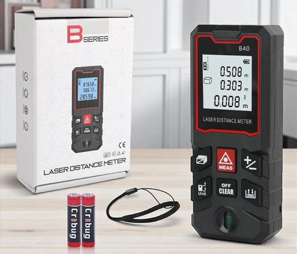 Texta B40 Temel Seviye Lazer Mesafe Ölçer Lazermetre - Resim 2