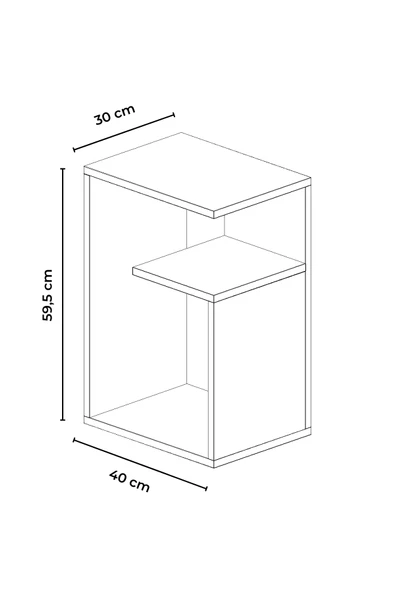 Simav Yan Sehpa Servis Sehpası Zigon Sehpa Koltuk Sehpası - 2