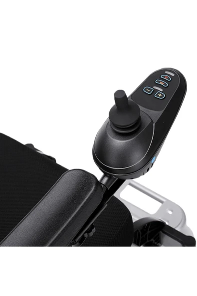 Respirox Lityum Pilli Hafif Akülü Tekerlekli Sandalye | Uzaktan Kumandalı | Tek Hareketle Katlanabilir - 4