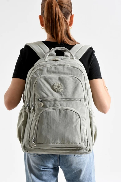 Bolsas Kadın Sırt Çanta Açık Gri 1087 - Resim 3