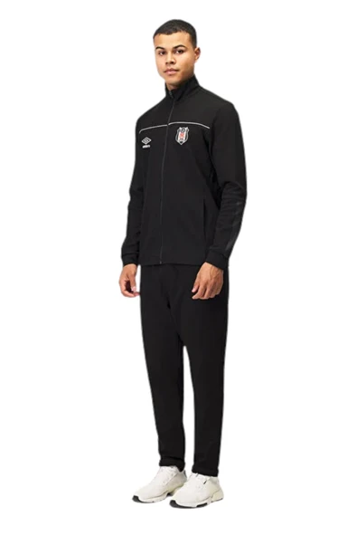 Beşiktaş Orijinal Lisanslı Fermuarlı Siyah Sweatshirt 25/26 Sezon - Resim 4