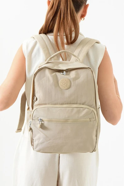 Bolsas Kadın Sırt Çanta Bej 1097 - Resim 3