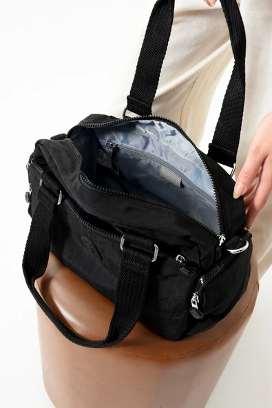 Bolsas Çapraz Askılı Kadın Çanta Siyah 1070 - Resim 3