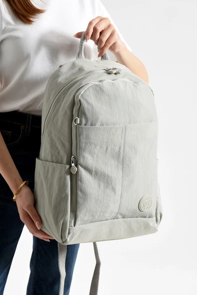 Bolsas Kadın Sırt Çanta Açık Gri 1089 - Resim 2