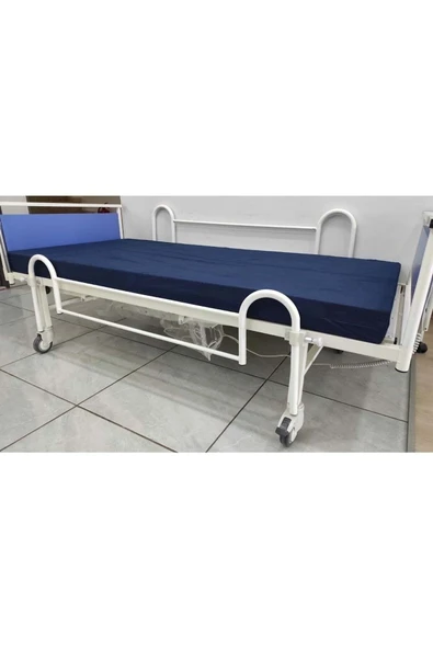 diğet Mavi Başlıklı Hasta Karyolası 2 Moturlu Eko Model