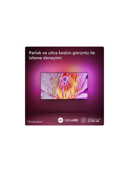 Philips 55PUS8609/62 55'' 139 Ekran Uydu Alıcılı 4K Ultra HD LED Dolby Atmos Titan Os Ambilight TV - 5