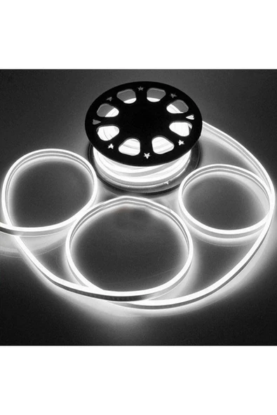 Neon 12 Volt Esnek Hortum led Beyaz 5 Metre - 5