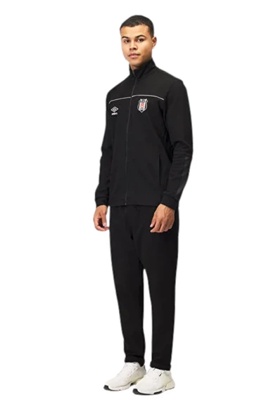 Beşiktaş Orijinal Lisanslı Fermuarlı Siyah Sweatshirt 25/26 Sezon - Resim 5