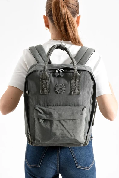 Bolsas Kadın Sırt Çanta Gri 1088 - Resim 3