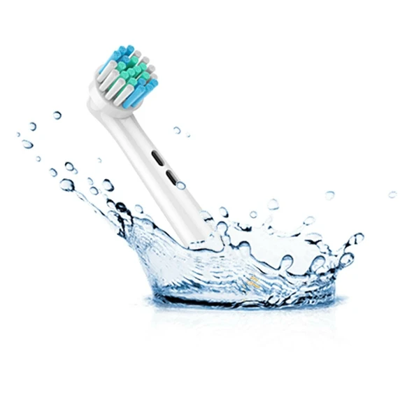 Ticimark Klasik Yumuşak Oral-B İle Uyumlu Diş Fırçası Başlığı - 4 Adet Yedek Başlık - 4