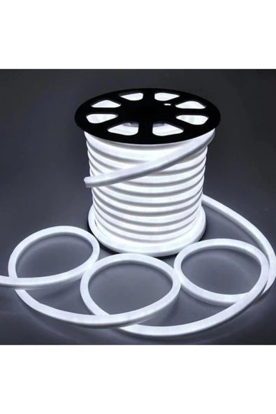 Neon 12 Volt Esnek Hortum led Beyaz 5 Metre - 6