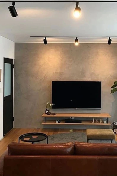 Led Siyah Kasa Gün Işığı 35w Raylı Spot 4 Adet 1 Metre Ray - Resim 3