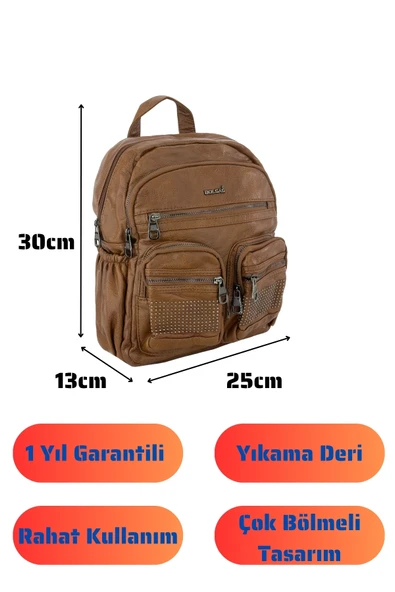 Bolsas Kadın Sırt Çanta Taba 1026 - Resim 4