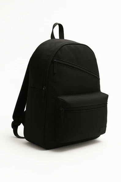 B.Y. Trend Laptop Bölmeli Okul Sırt Çantası Siyah 19172 - Resim 2