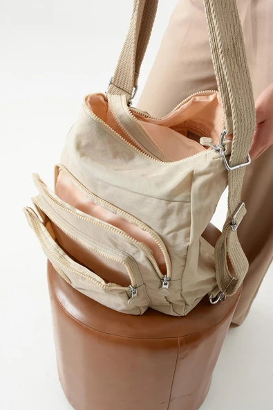 Bolsas Kadın Sırt Çanta Bej 1077 - Resim 3