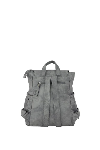Bolsas Kadın Sırt Çanta Gri 1044 - Resim 3