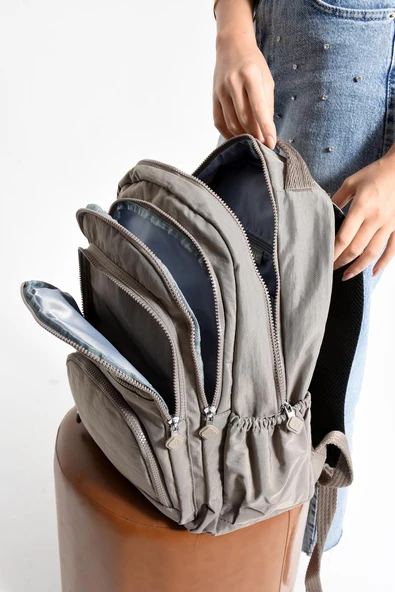 Bolsas Kadın Sırt Çanta Gri 1087 - Resim 4