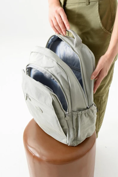 Bolsas Kadın Sırt Çanta Açık Gri 1092 - Resim 3