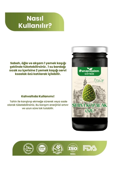 Akdeniz’in Nefesi: %100 Doğal Servi Kozalak Özü