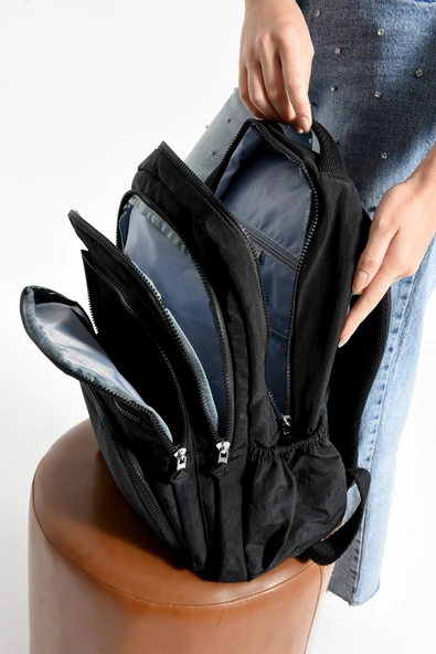 Bolsas Kadın Okul Sırt Çanta Siyah 1087 - Resim 3