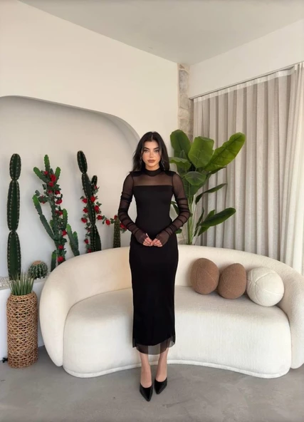 Visa Tül Elbise - Resim 6