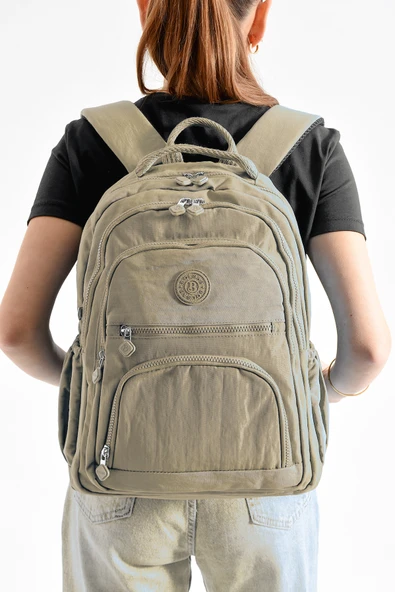 Bolsas Kadın Okul Sırt Çanta Vizon 1087 - Resim 2