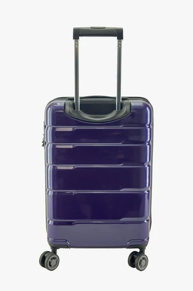 Kabin Boy %100 Polikarbon Valiz Parlak Lacivert 1807 - 2