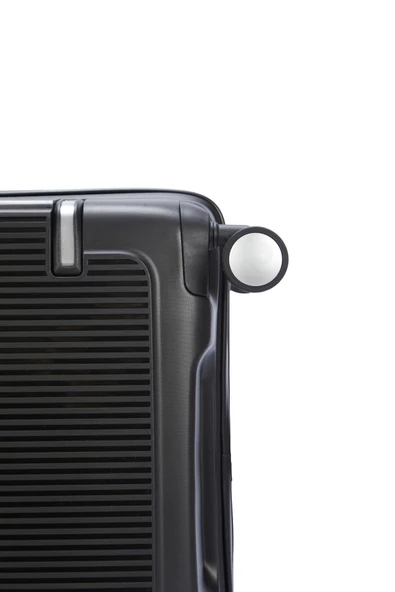 Polipropilen Valiz 2'li Valiz Seti Büyük Boy - Orta Boy Siyah 04pc7070 - Resim 9