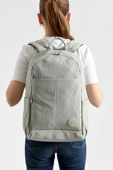 Bolsas Kadın Sırt Çanta Açık Gri 1089 - Resim 3