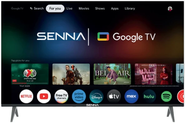 Senna 32GF7000F HD 32" 82 Ekran Uydu Alıcılı Google Smart LED TV