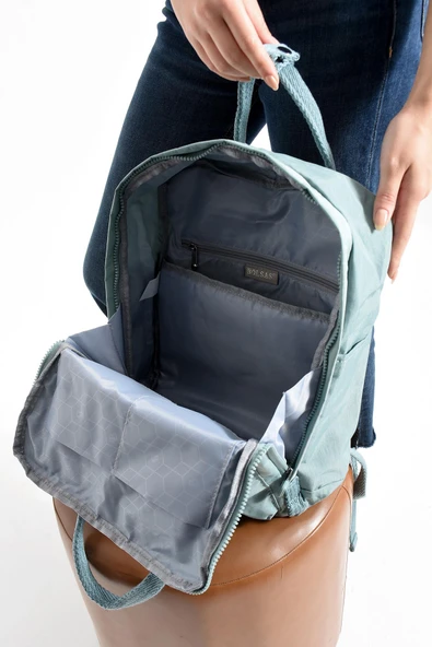 Bolsas Kadın Sırt Çanta Su Yeşil 1088 - Resim 4