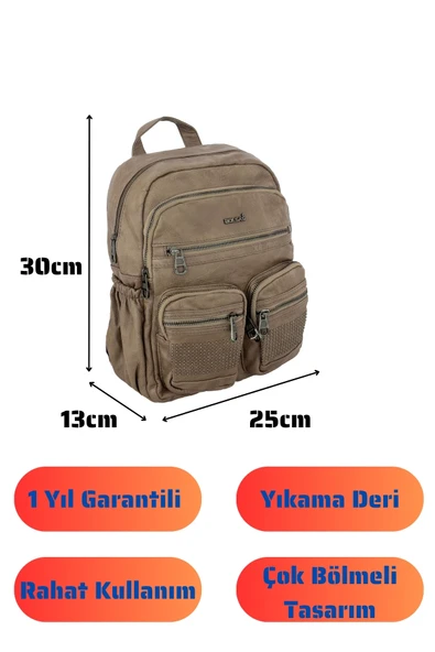Bolsas Kadın Sırt Çanta Vizon 1026 - Resim 4