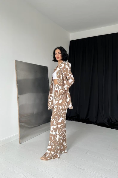 Vizon Ceket Ve Pantolon Takım - Resim 2