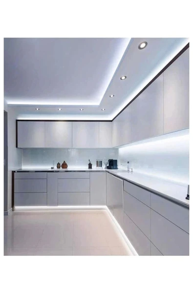 3 Çipli Iç Mekan Beyaz Işık Şerit Led 20 Metre - Resim 2