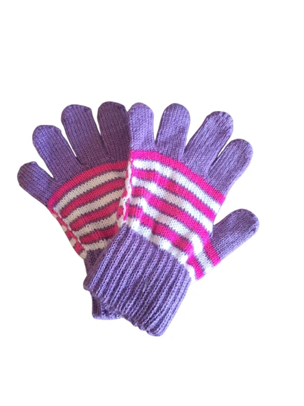 Kız Çocuk Eldiven Mor  4-8 Yaş ürün görseli 1