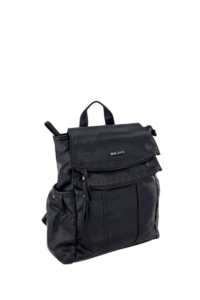 Bolsas Kadın Sırt Çanta Siyah 1044 - Resim 2