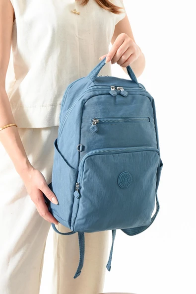 Bolsas Kadın Sırt Çanta Mavi 1086 - Resim 2