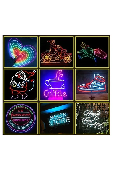 Neon 12 Volt Esnek Hortum led Mavi 5 Metre - 5