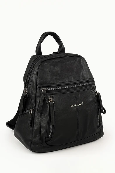 Bolsas Kadın Sırt Çanta Siyah 1042 - Resim 3