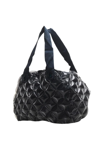 B.Y. Trend Kadın Plaj Çantası Petrol Yeşili Şişme Omuz Çanta Br08 - Resim 3