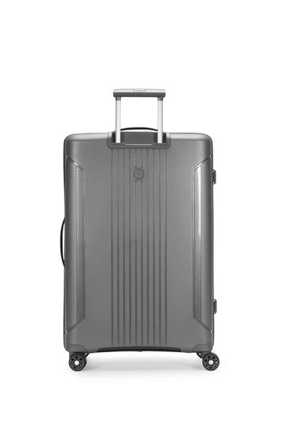 Polipropilen Valiz 2'li Valiz Seti Büyük Boy - Orta Boy Antrasit 04pc7060 - Resim 3