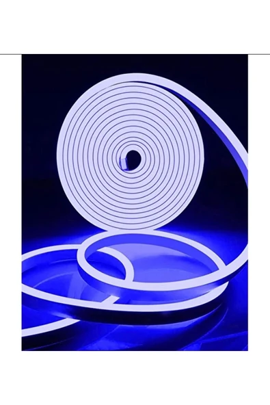 Neon 12 Volt Esnek Hortum led Mavi 5 Metre - 2