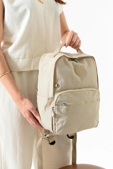 Bolsas Kadın Sırt Çanta Bej 1097 - Resim 2