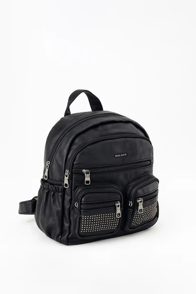 Bolsas Kadın Sırt Çanta Siyah 1026 - Resim 2