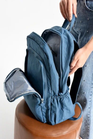Bolsas Kadın Okul Sırt Çanta Mavi 1090 - Resim 4